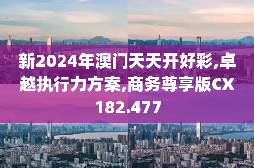 新2024年澳门天天开好彩,卓越执行力方案,商务尊享版CX182.477