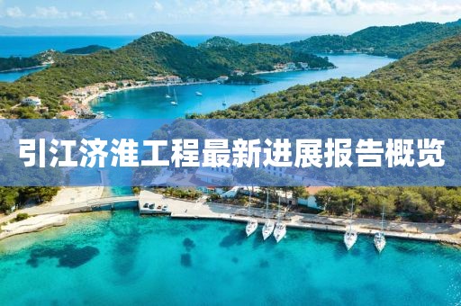 引江济淮工程最新进展报告概览