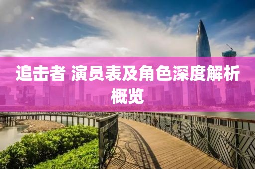 追击者 演员表及角色深度解析概览