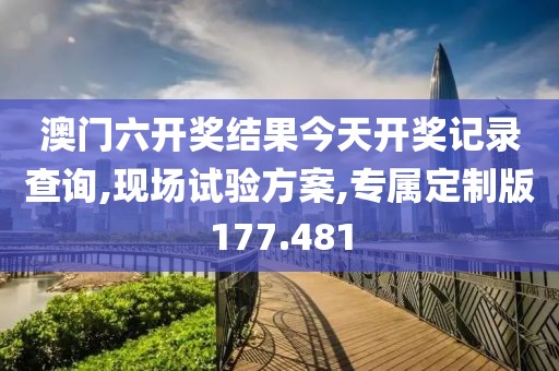 澳门六开奖结果今天开奖记录查询,现场试验方案,专属定制版177.481