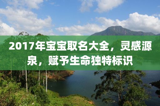 2017年宝宝取名大全，灵感源泉，赋予生命独特标识