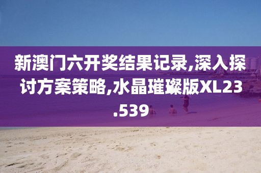 新澳门六开奖结果记录,深入探讨方案策略,水晶璀璨版XL23.539
