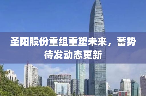 圣阳股份重组重塑未来，蓄势待发动态更新