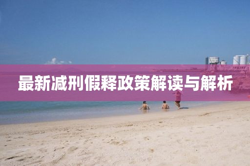 最新减刑假释政策解读与解析