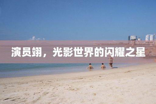 演员翊，光影世界的闪耀之星