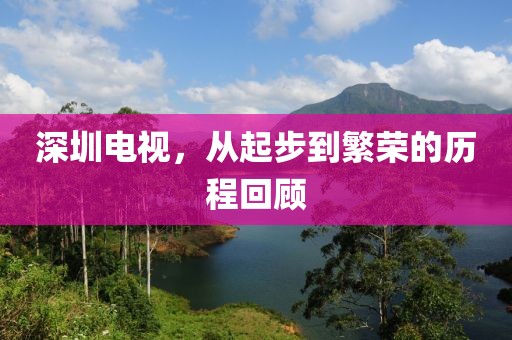 深圳电视，从起步到繁荣的历程回顾