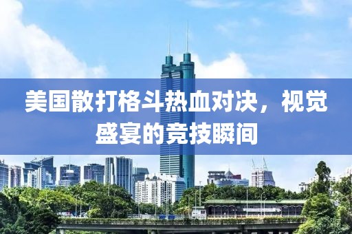 美国散打格斗热血对决，视觉盛宴的竞技瞬间