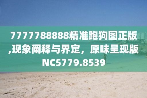 7777788888精准跑狗图正版,现象阐释与界定，原味呈现版NC5779.8539