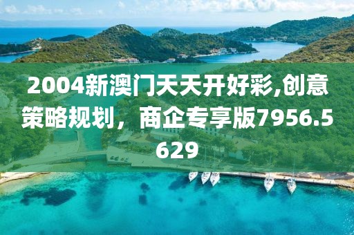 2004新澳门天天开好彩,创意策略规划，商企专享版7956.5629