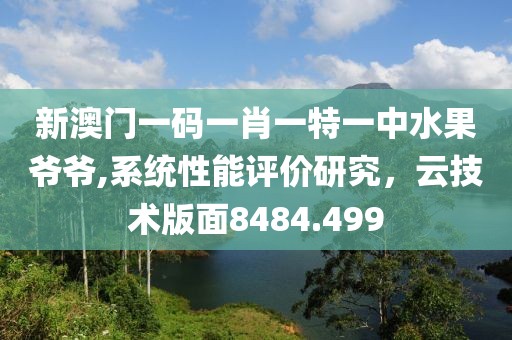 新澳门一码一肖一特一中水果爷爷,系统性能评价研究，云技术版面8484.499