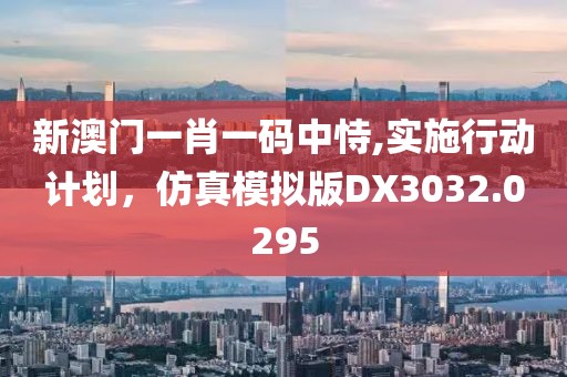 新澳门一肖一码中恃,实施行动计划，仿真模拟版DX3032.0295