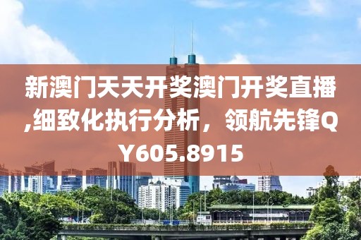 新澳门天天开奖澳门开奖直播,细致化执行分析，领航先锋QY605.8915