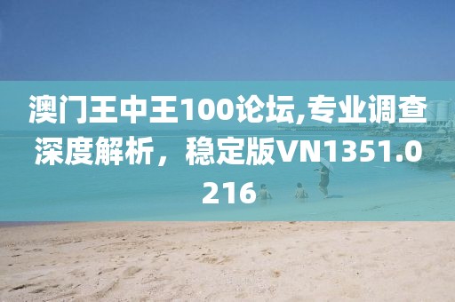 澳门王中王100论坛,专业调查深度解析，稳定版VN1351.0216