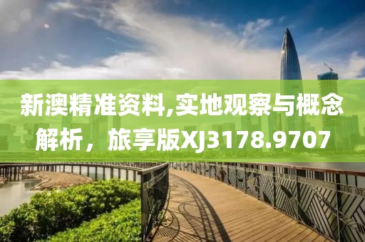 新澳精准资料,实地观察与概念解析，旅享版XJ3178.9707