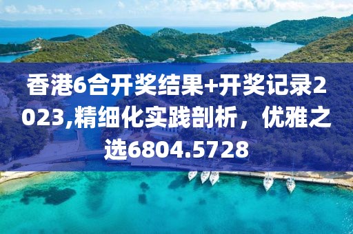 香港6合开奖结果+开奖记录2023,精细化实践剖析，优雅之选6804.5728