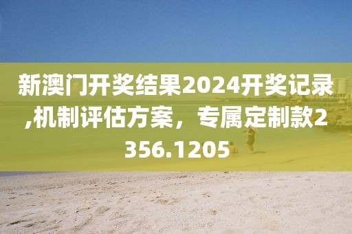 新澳门开奖结果2024开奖记录,机制评估方案，专属定制款2356.1205