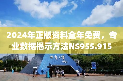 2024年正版资料全年免费，专业数据揭示方法NS955.915