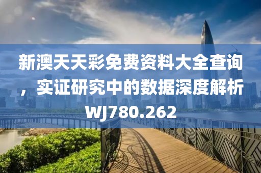 新澳天天彩免费资料大全查询，实证研究中的数据深度解析WJ780.262