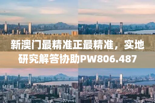新澳门最精准正最精准，实地研究解答协助PW806.487