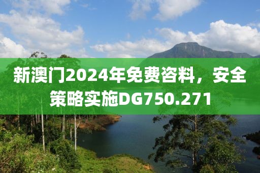 新澳门2024年免费咨料，安全策略实施DG750.271