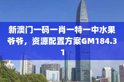 新澳门一码一肖一特一中水果爷爷，资源配置方案GM184.31