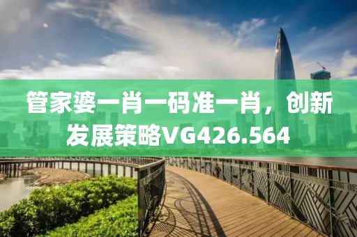 管家婆一肖一码准一肖，创新发展策略VG426.564
