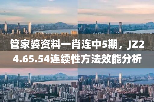 管家婆资料一肖连中5期，JZ24.65.54连续性方法效能分析