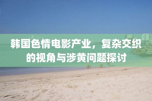 韩国色情电影产业，复杂交织的视角与涉黄问题探讨