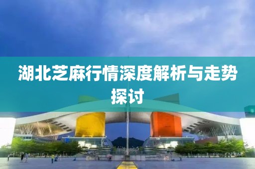 湖北芝麻行情深度解析与走势探讨