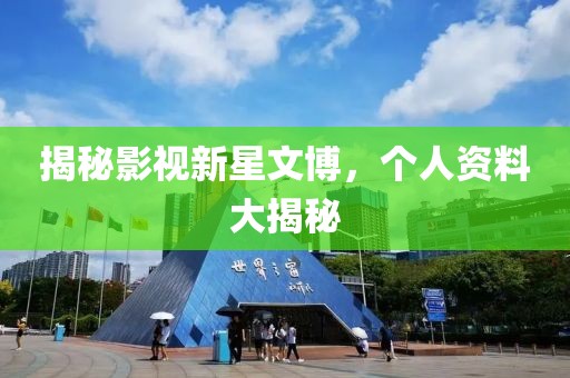 揭秘影视新星文博，个人资料大揭秘