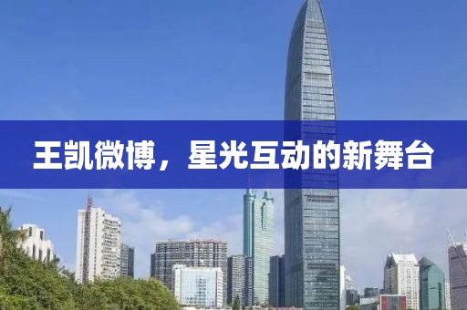 王凯微博，星光互动的新舞台