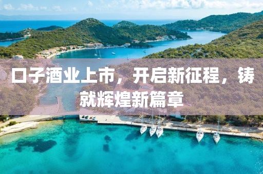 口子酒业上市，开启新征程，铸就辉煌新篇章