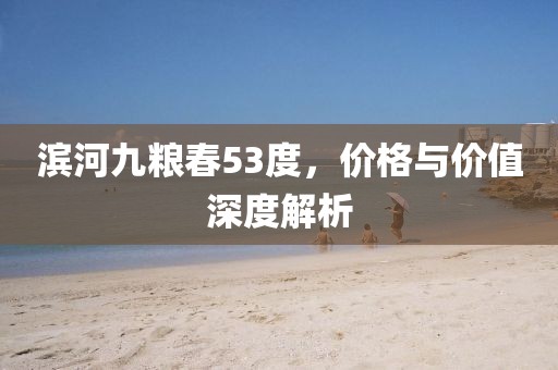 滨河九粮春53度，价格与价值深度解析